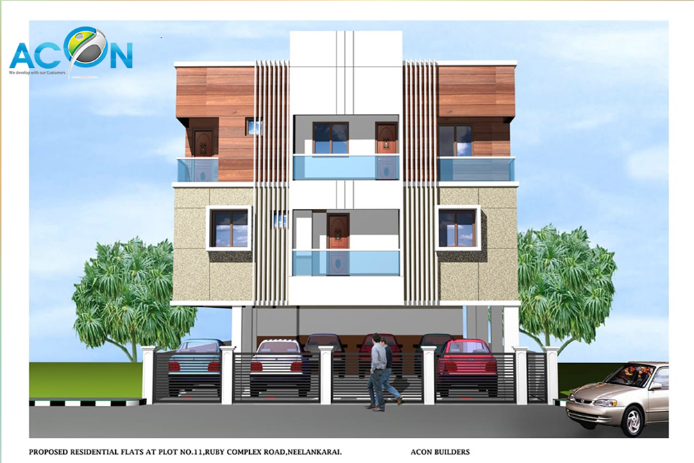 Neelankarai ECR Road Flats for sale in chennai